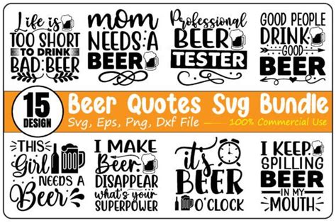 Download Beer SVG Bundle Commercial Use For Crafts