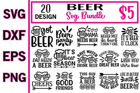 Download Beer SVG Bundle Easy Edite