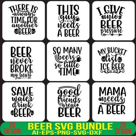 Download Beer SVG Bundle Printable