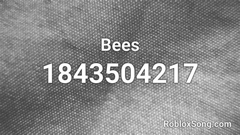 Bees - Roblox ID
