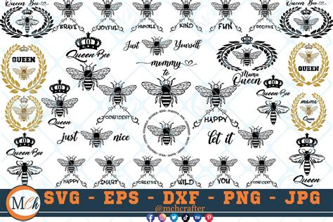 Download Bees MEGA Bundle SVG Bee Bundle SVG... Commercial Use Free PSD Mockups
