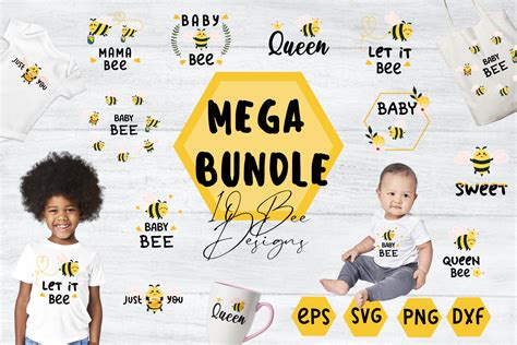 Download Bees MEGA Bundle SVG Bee Bundle SVG... Cricut SVG For Crafts