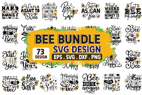 Download Bees MEGA Bundle SVG Bee Bundle SVG... Easy Edite
