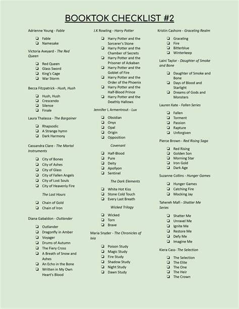 checklist Before You Book