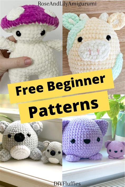 Beginner Amigurumi Crochet Patterns