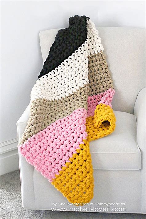 Beginner Chunky Crochet Blanket