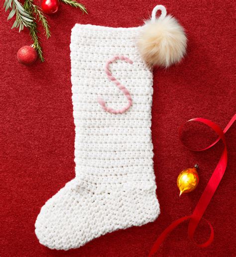 Beginner Crochet Christmas Stocking
