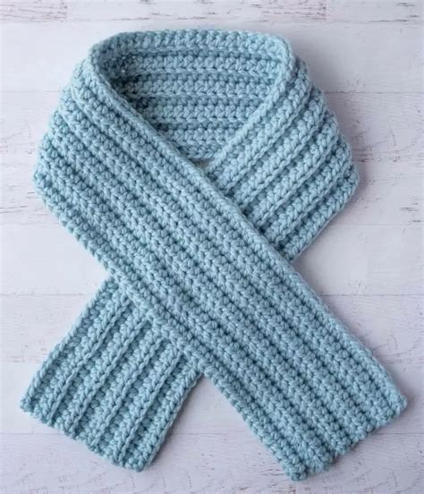 Beginner Easy Crochet Scarf