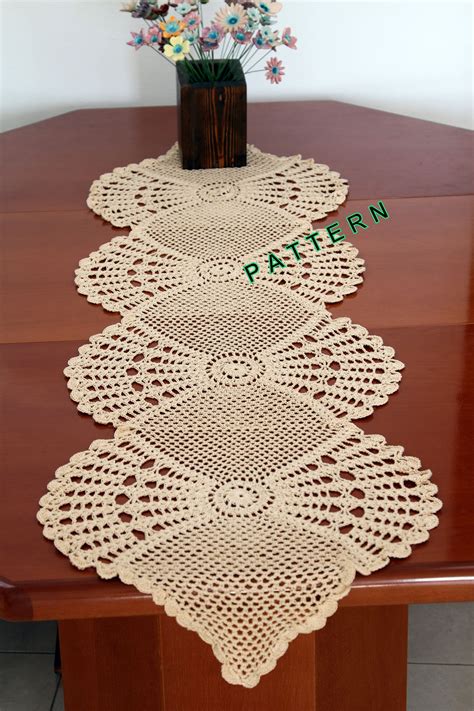 Beginner Free Crochet Table Runner Patterns