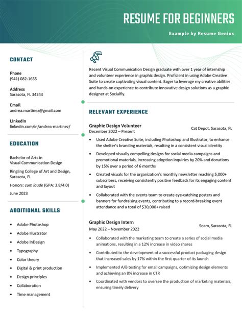 Beginner Resume Skills Examples For Students