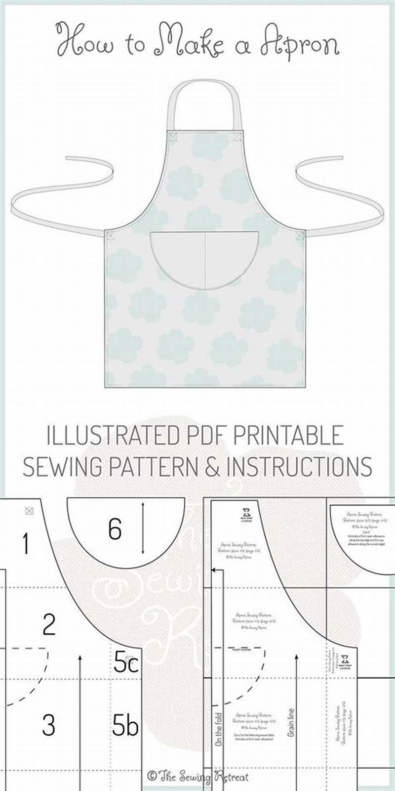 Beginner Simple Apron Pattern