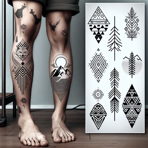 Beginner Simple Leg Tattoos For Guys