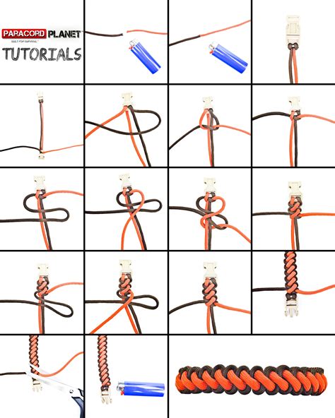 Beginner Step By Step Paracord Bracelet Patterns