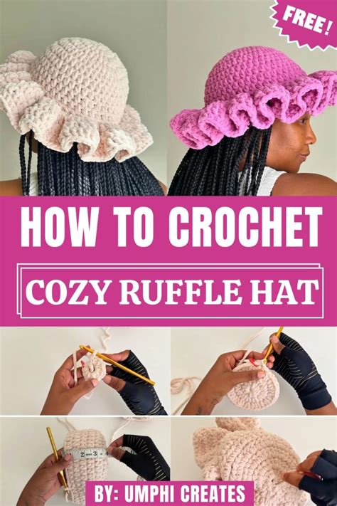 Beginner-Friendly Crochet Ruffle Hat Patterns