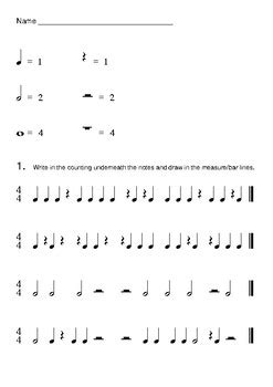 Beginning Band Worksheets – A Must-Have For Music Education