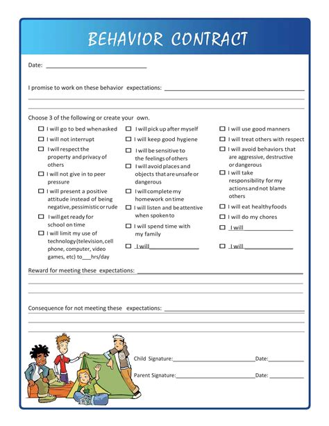 Behavior Contract Template