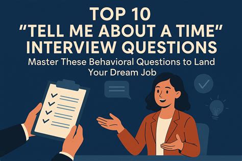 Behavioral Questions: "Tell Me About a Time..."