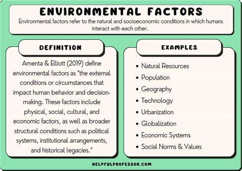 Behavioral and Environmental Factors