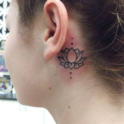 Behind Ear Tattoo Designs