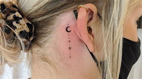 Behind Ear Tattoos For Women