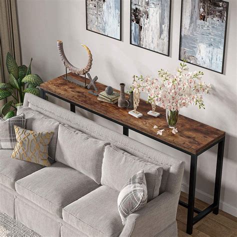 Transform Your Neglected Space with Gorgeous Behind-The-Couch Tables