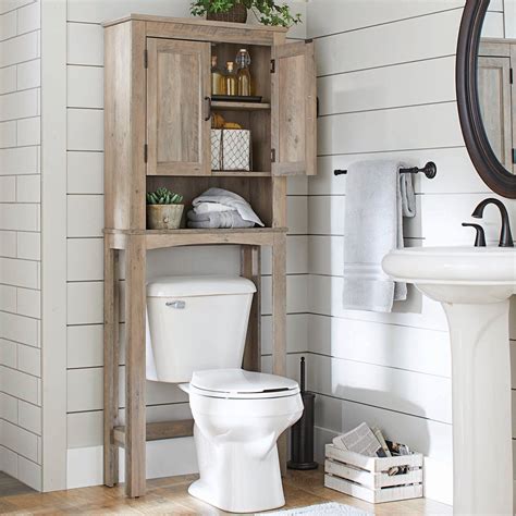 Mainstays Bathroom Storage over the Toilet Space Saver with Three Fixed Shelves, Espresso