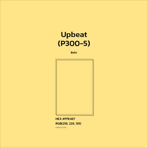 Behr Paint Color Upbeat
