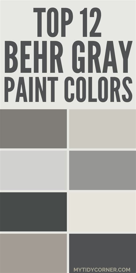Behr Paint Colors Gray