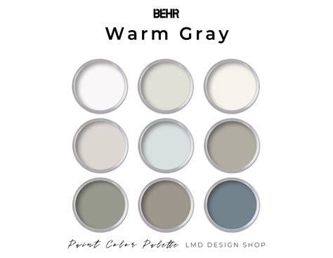 Behr Paint Colors Warm Gray