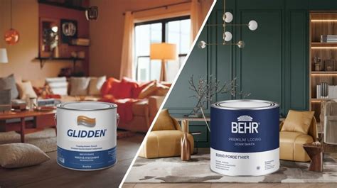 Behr and Glidden Sample Options