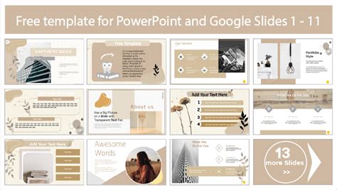Beige Powerpoint Template
