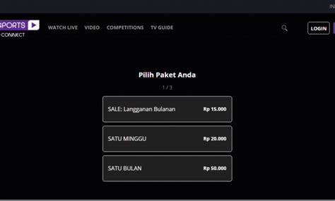 Bein Sport harga berlangganan Indonesia