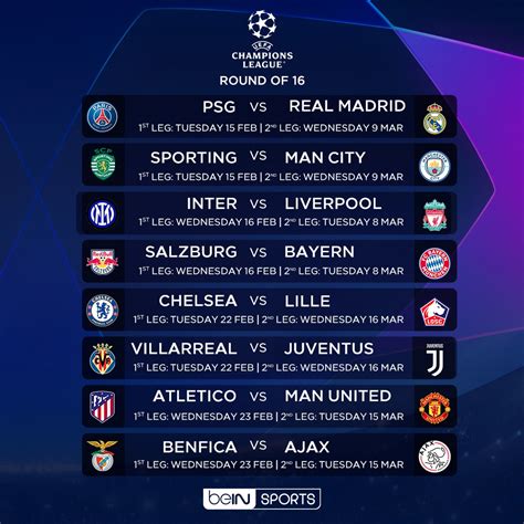 UEFA Champions League Knockout Stages to Kick Off Live and Exclusively