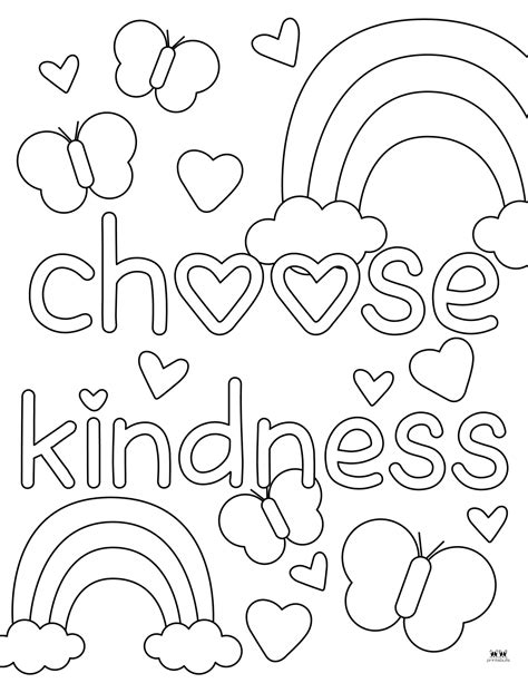 Being Kind Coloring Pages