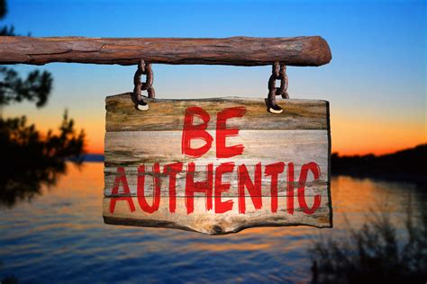 Being authentic