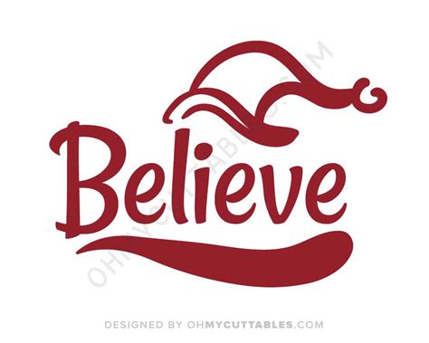 Download Believe SVG File - SVG Design Cut Files