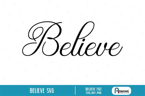 Download Believe SVG File - SVG Design Easy Edite