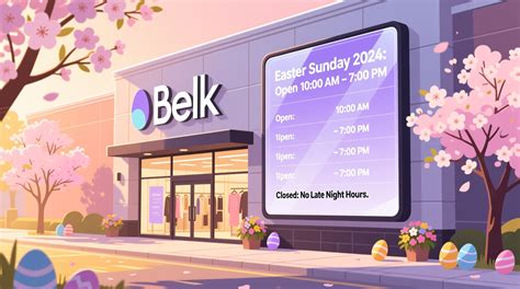Belk Easter Hours