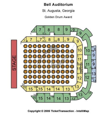 Bell Auditorium Augusta Seating Chart