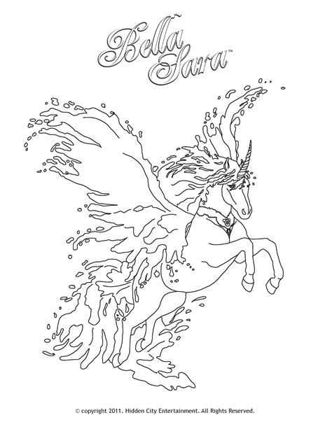 Bella Sara Coloring Pages
