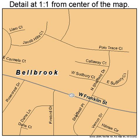 Bellbrook Ohio Street Map 3905102