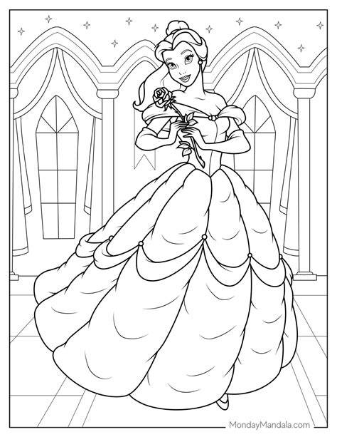Belle Coloring Pages