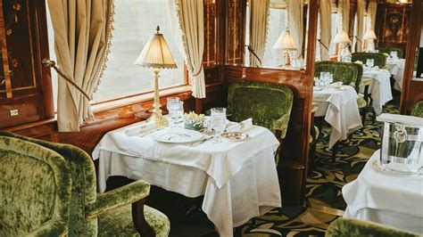 Dining on Belmond Train