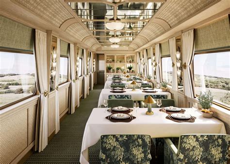Interior of Belmond Train