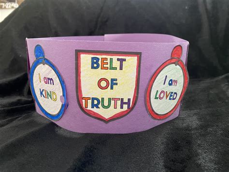 Belt Of Truth Craft Template