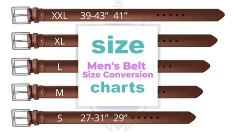Belt Size Chart Eu
