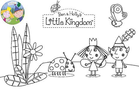 Ben And Holly Coloring Pages