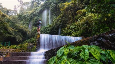 Benang Kelambu Waterfall perspective