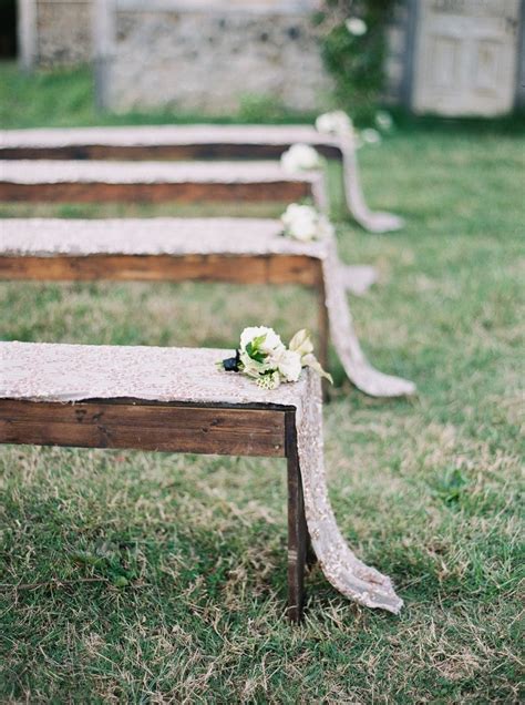 Enchanting Elegance: Transforming Your Wedding Venue with Stunning Bench Decorations