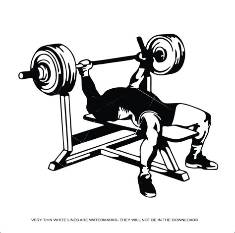 Bench Press Clipart